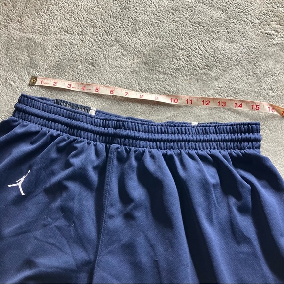 Jordan Hoyas Georgetown Blue Basketball Shorts Size Medium - Picture 4 of 9